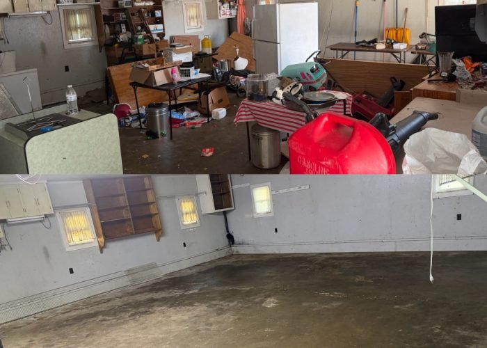 Garage Before and After Garage Clean Out