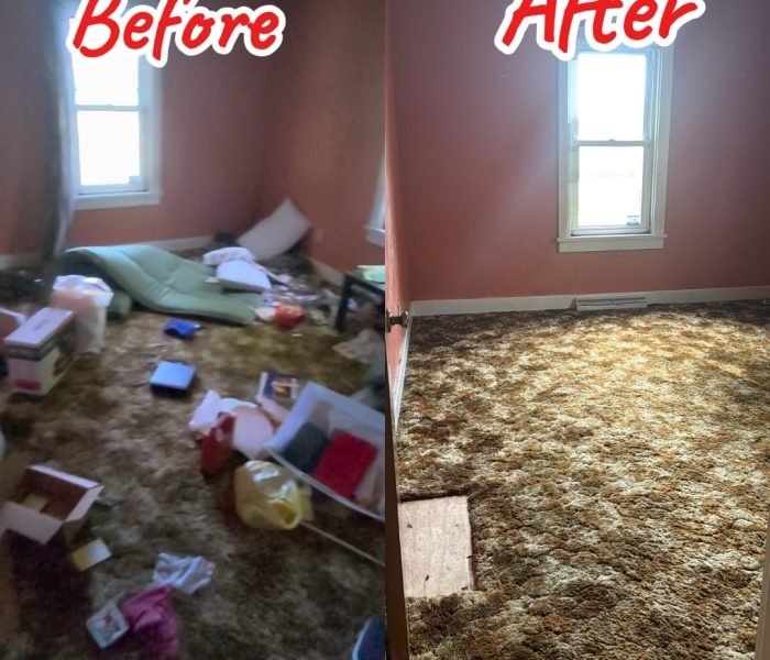 bedroom clean Residential clean up